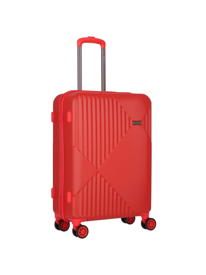 Check.In Liverpool 4-Rollen Kofferset 3tlg. in rot günstig kaufen onesize