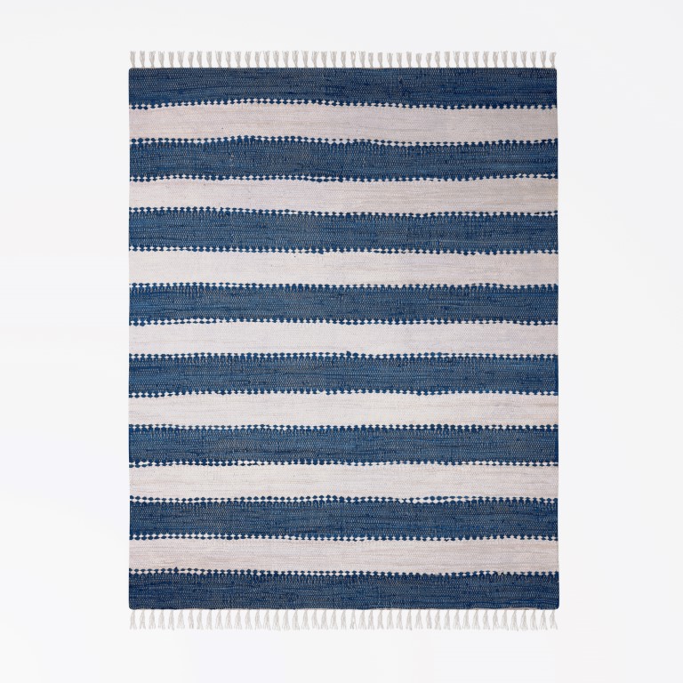 MyFlair Teppich Zendo 230cm x 160cm, Farbe Blau, rechteck