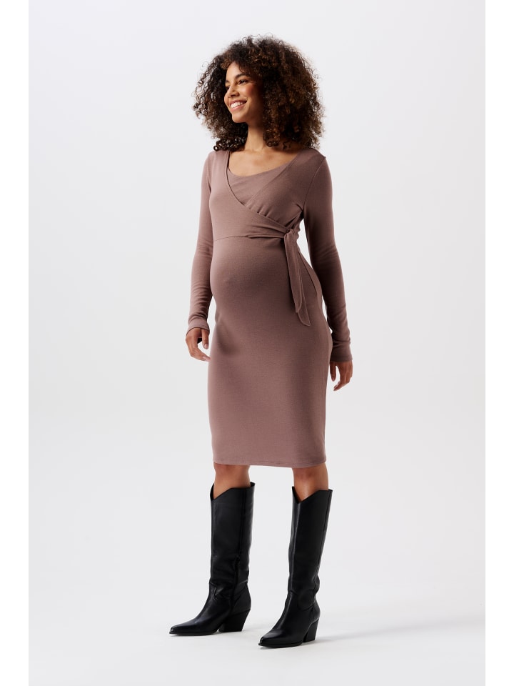 Noppies Still-Kleid Asa in Deep Taupe günstig kaufen