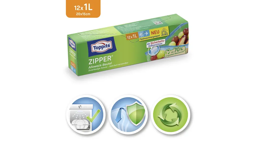 Toppits Zipper 1 L BBQ