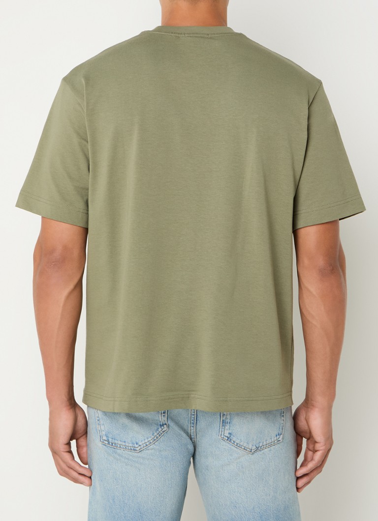 T-shirt Lacoste con logo ricamato