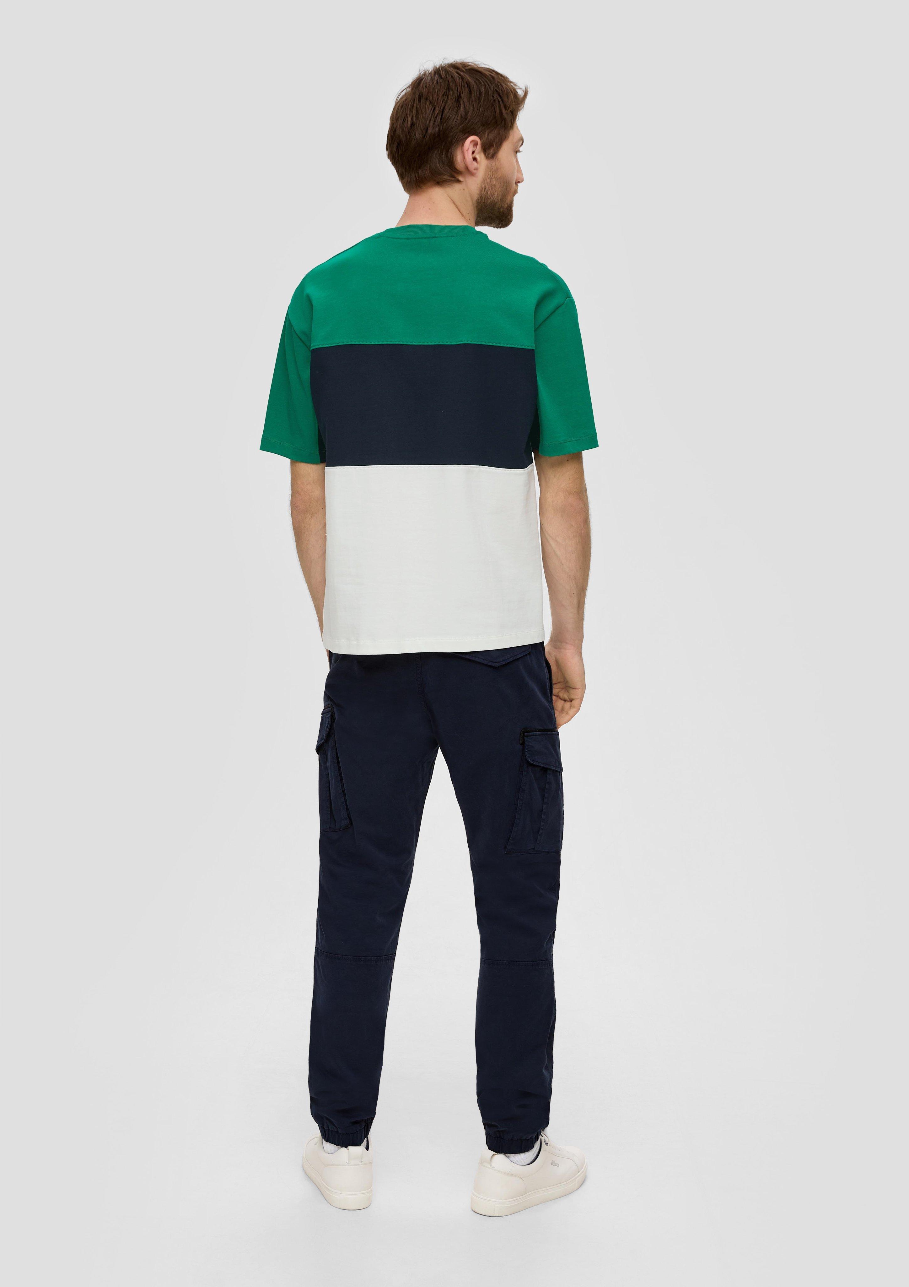 Baumwollshirt im Colour Blocking-Style  2141477-76G1