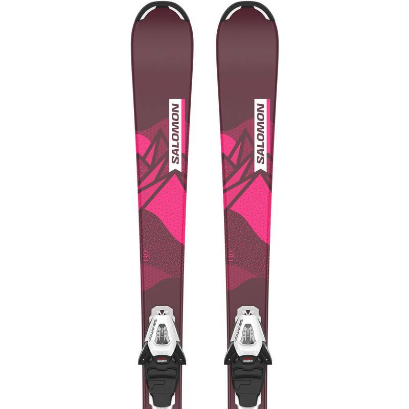 Salomon L QST Jr S + C5 GW J75 All-Mountain Ski Kinder