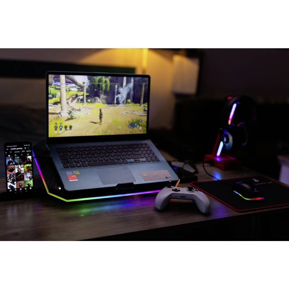 Surefire Laptoptisch SureFire Laptop-Kühler mit RGB-Beleuchtung