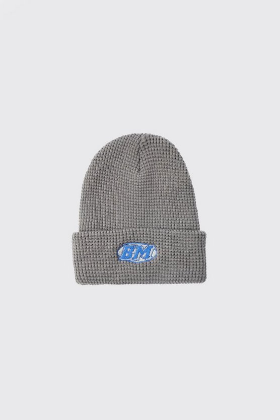 Man Beanie in Waffeloptik
