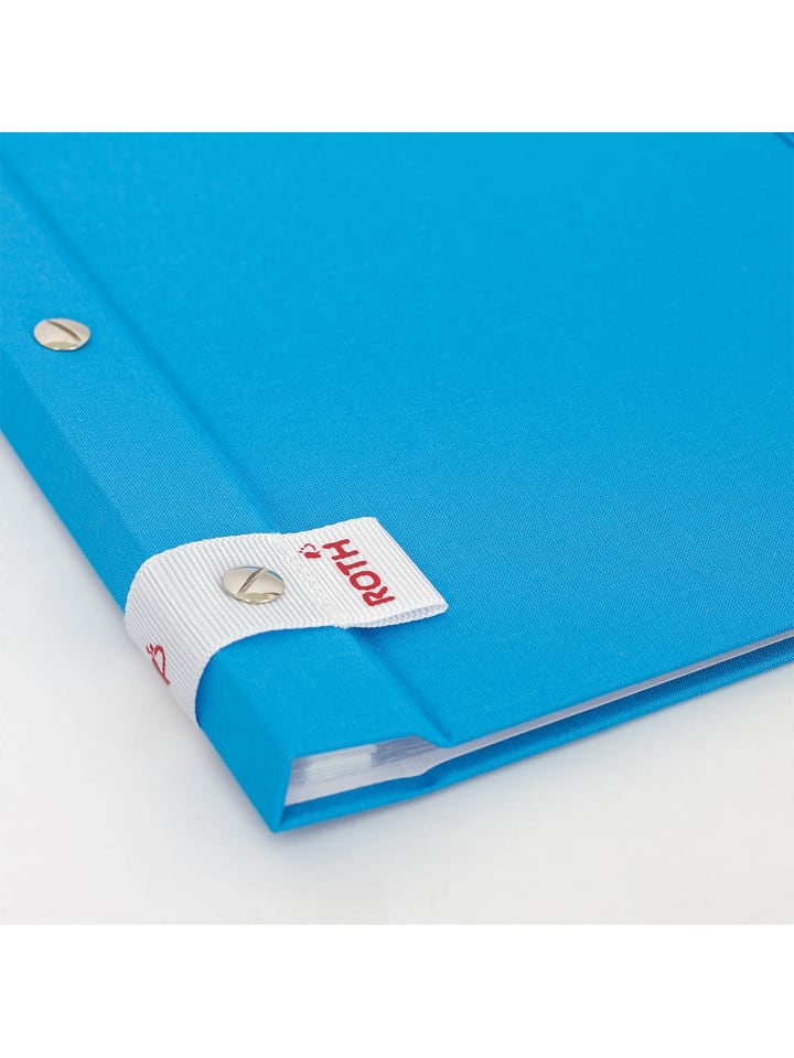 ROTH Zeugnismappe Spectrum mit Buchschrauben blue in Blau günstig kaufen onesize