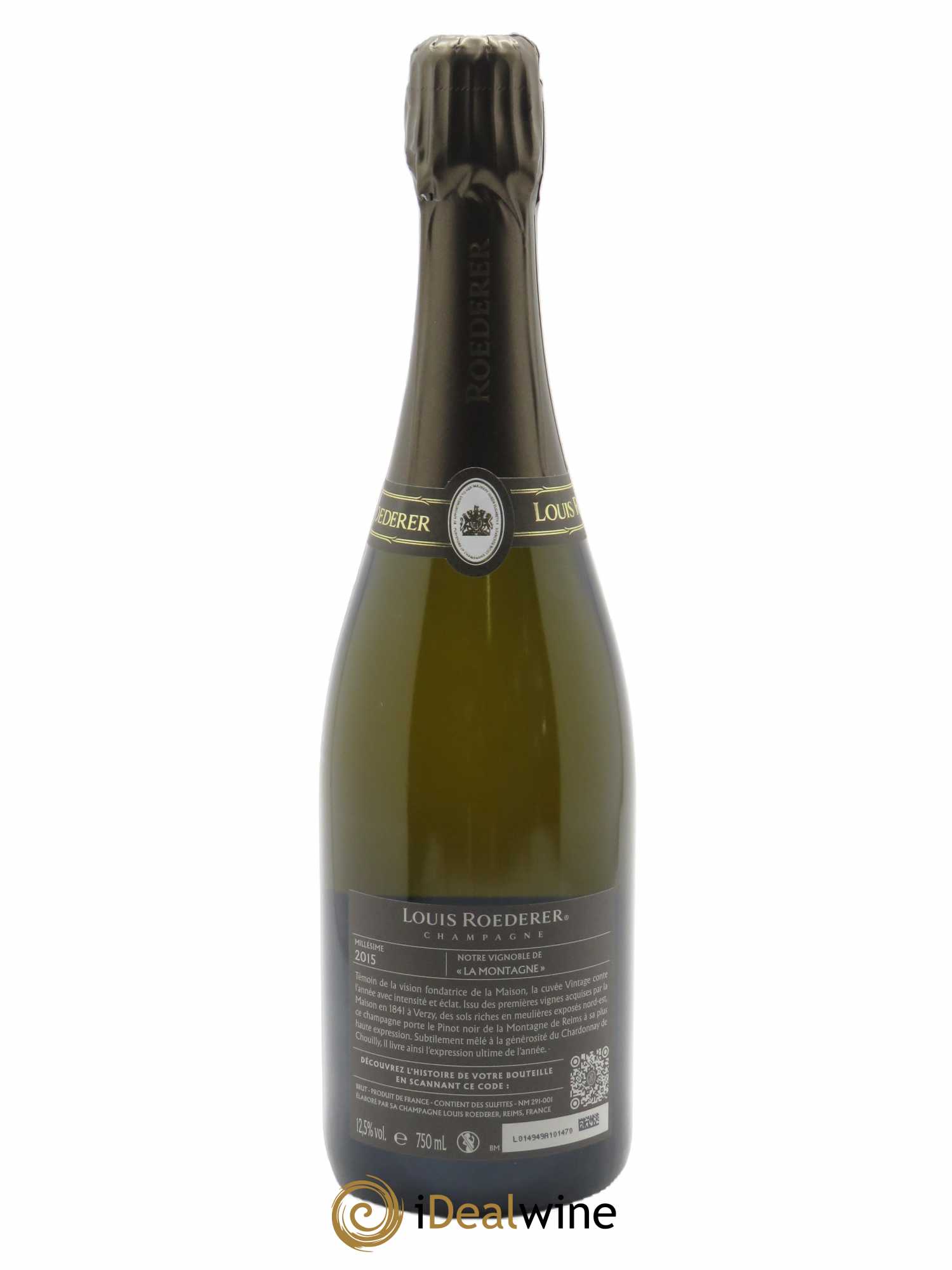 Millésimé Brut Louis Roederer  2015 - Lot de 1 Bouteille