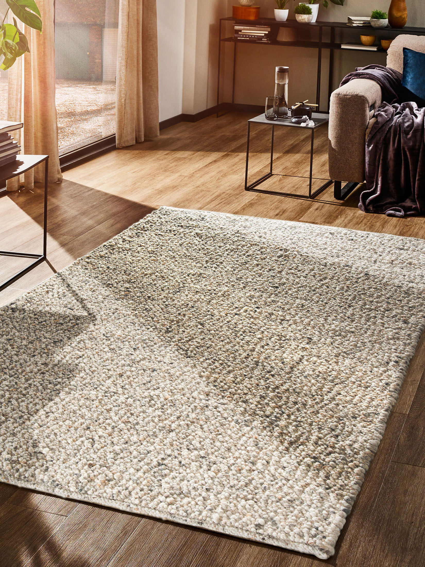 Skagen Woll-Teppich, Kies