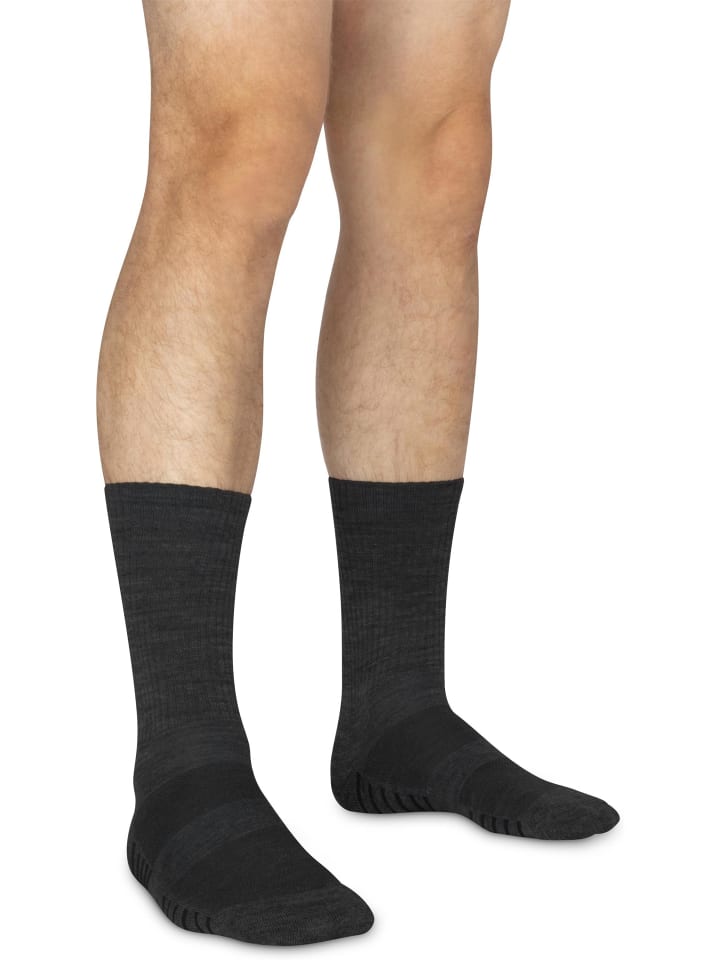 normani 4 Trekkingwandersocken mit Polstersohle und Komfortbund in Anthrazit günstig kaufen