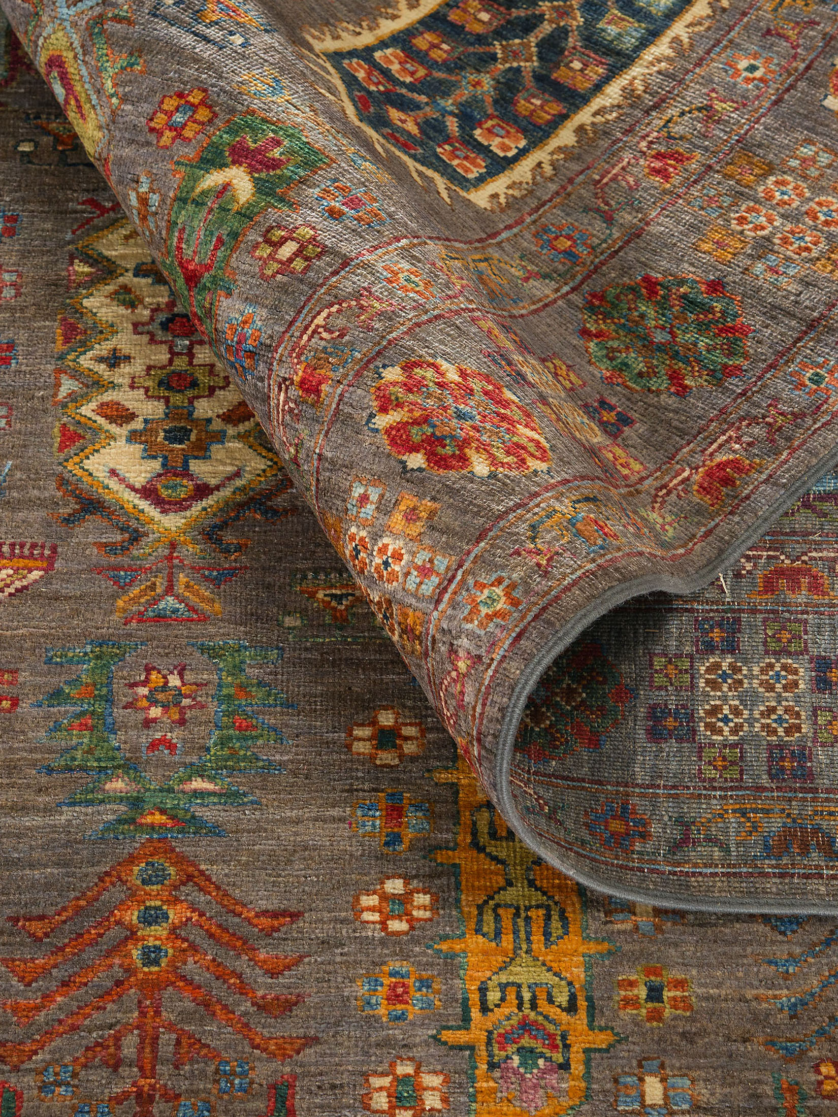 Kazak Ghazni ca. 179 x 247 cm, Unikat / Einzelstück