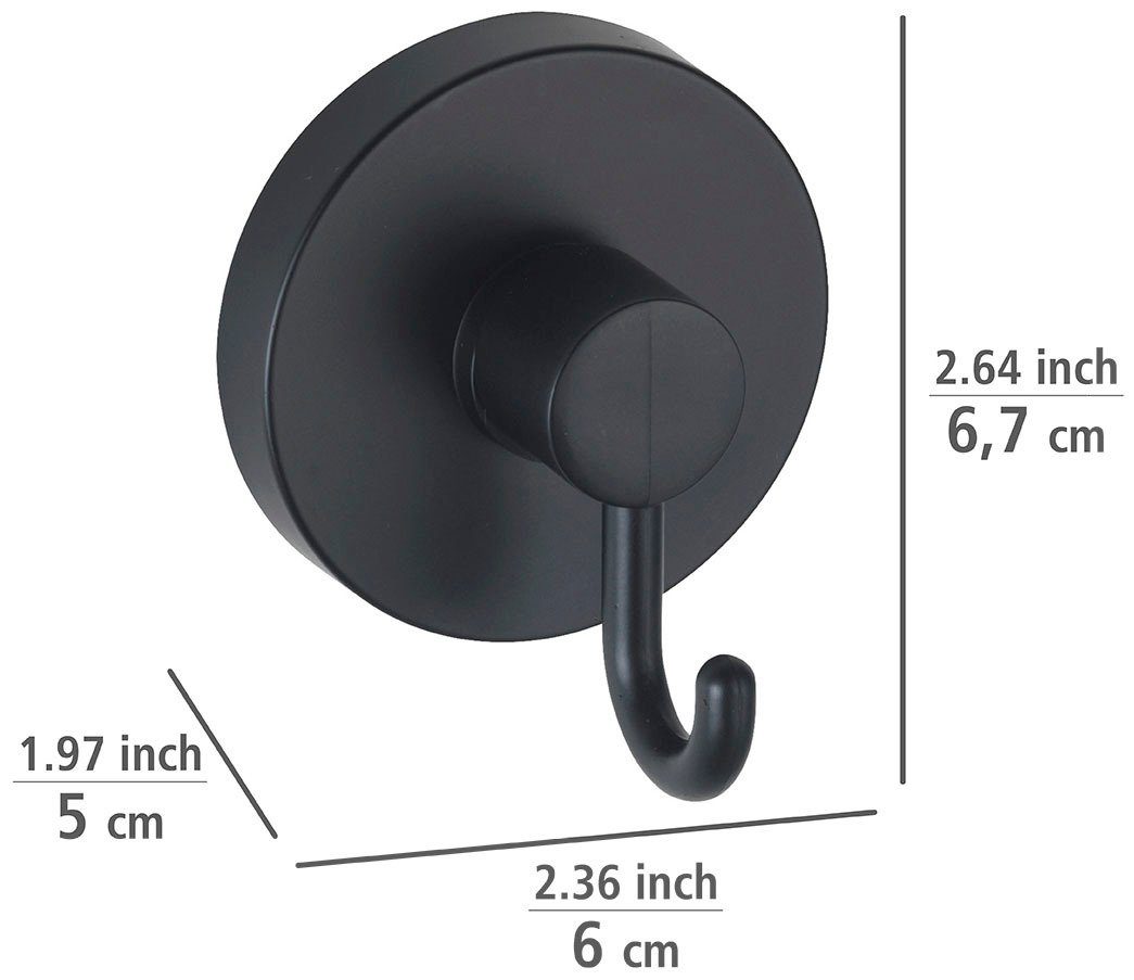 WENKO Wandhaken Vacuum-Loc®, Badezimmer, (2-St), Befestigen ohne Bohren