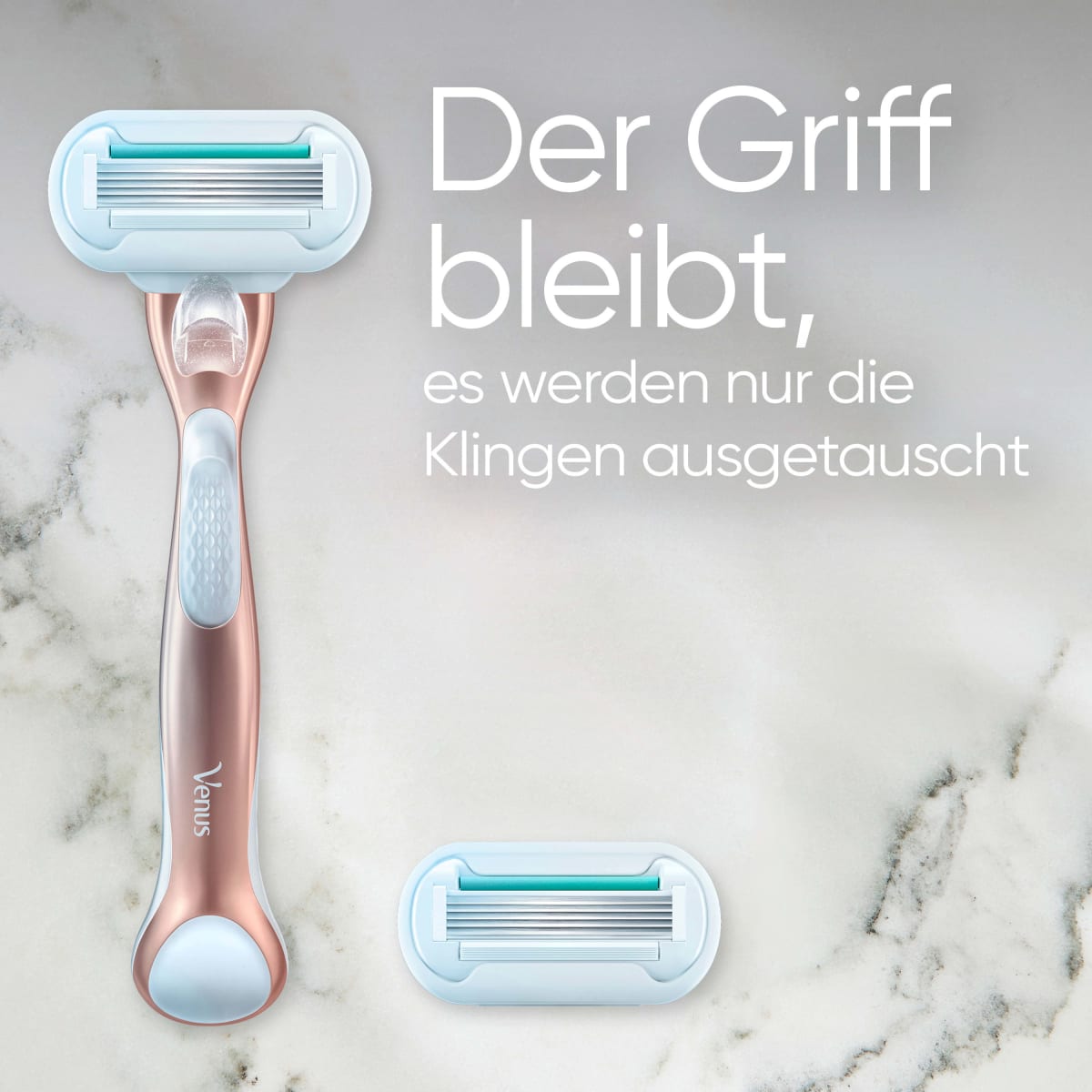 Rasierer, Deluxe Smooth Sensitive Rosegold + Duschhalterung, 1 St