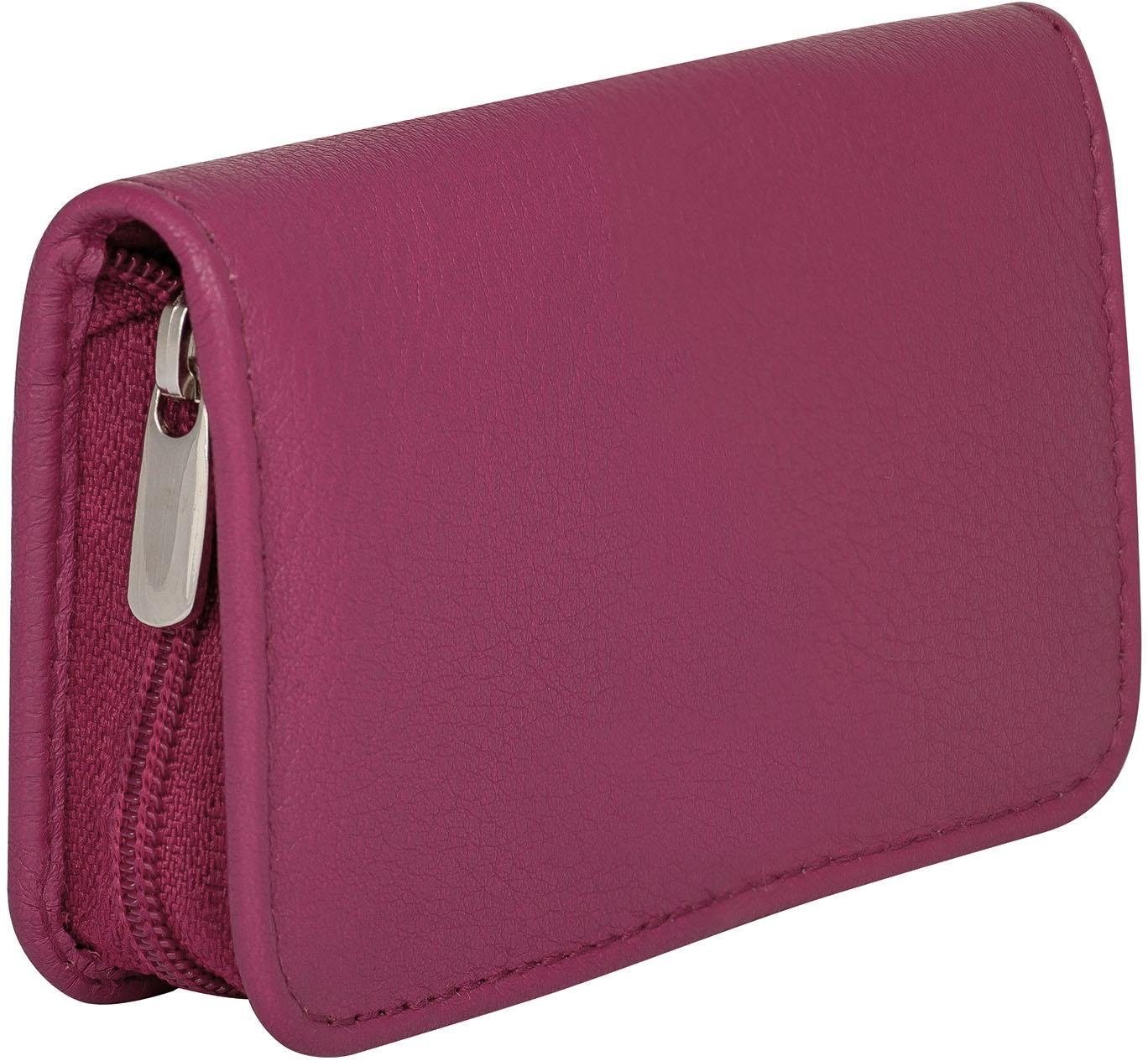 ERBE Maniküre-Etui Lederetui mit Zippverschluss, 5 tlg., bestückt mit Solinger Premium Stahlwaren