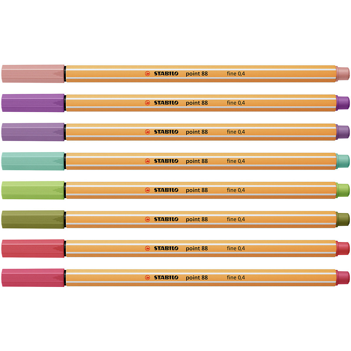 Fineliner point 88, 8 Farben