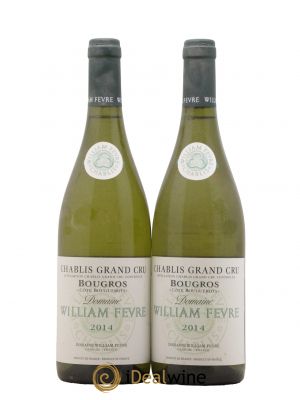 Chablis Grand Cru Bougros Côte Bouguerots William Fèvre (Domaine)  2014 - Lot de 2 Bouteilles