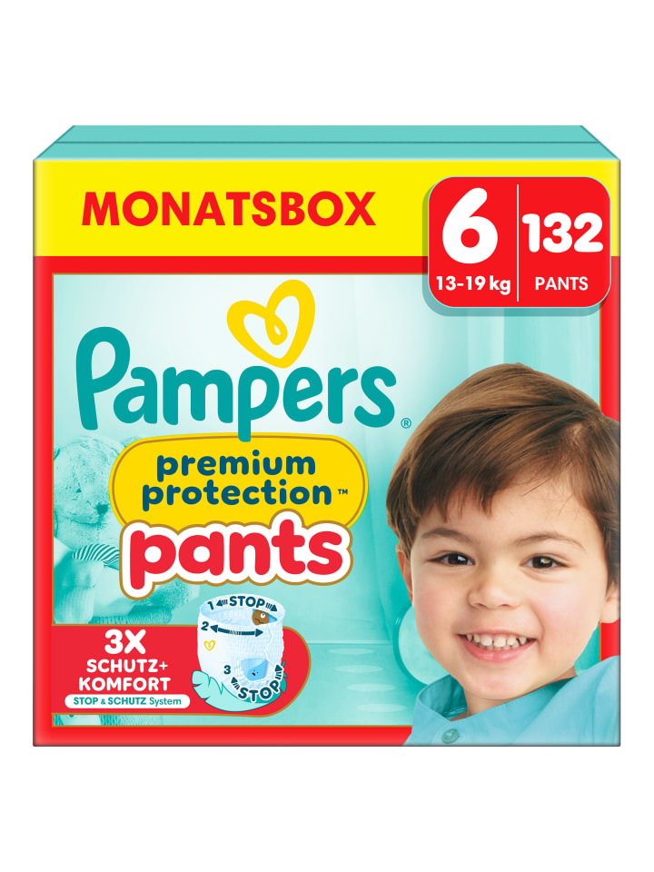 Pampers Pampers Premium Protection Pants Größe 6, 132 Windeln, 13kg-19kg günstig kaufen 6