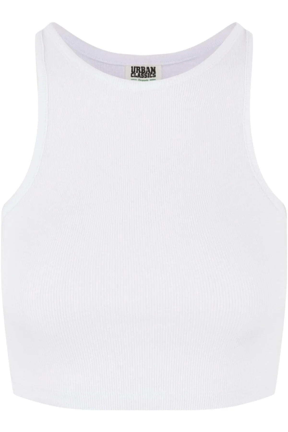 Urban Classics  Damen Ladies Organic Cotton Cropped Rib Top