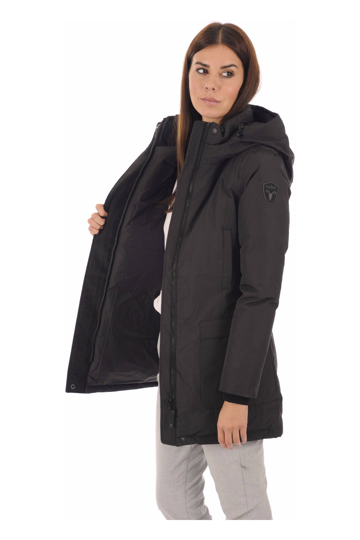 Nobis Parkas Femme couleur noir
