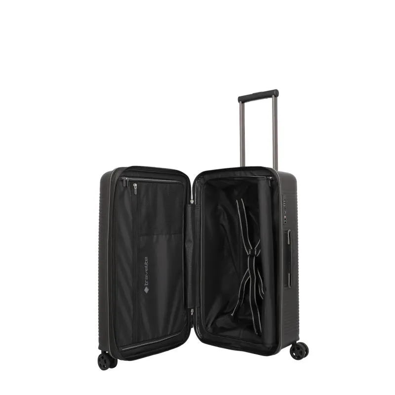 Travelite ROOMER Trunk M (66 cm) Erweiterbar - Schwarz