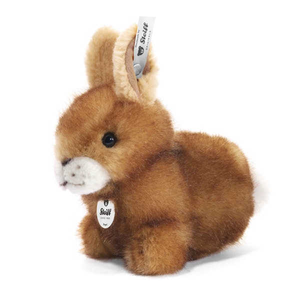 Hoppel Hase, 14 cm, hellbraun