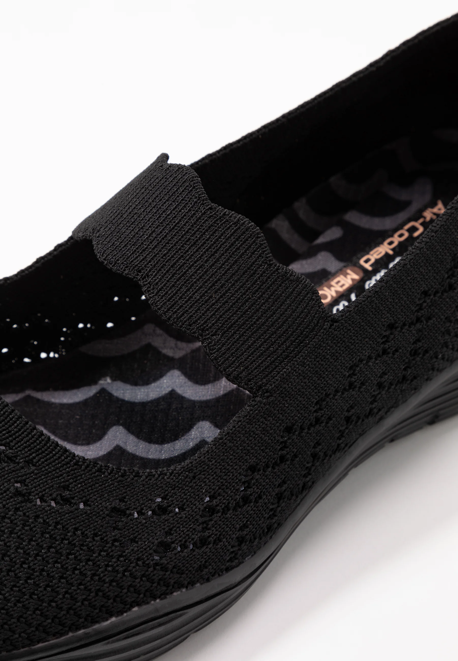 Skechers Wide Fit SEAGER - Bailarinas con correa