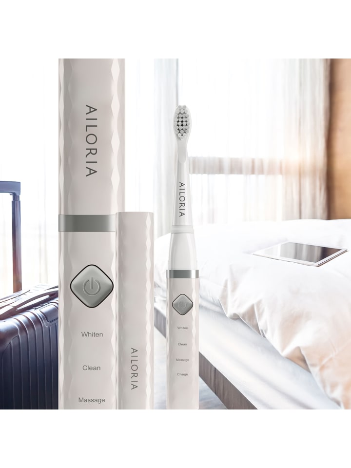 Ailoria FLASH TRAVEL USB-Schallzahnbürste in weiß günstig kaufen onesize