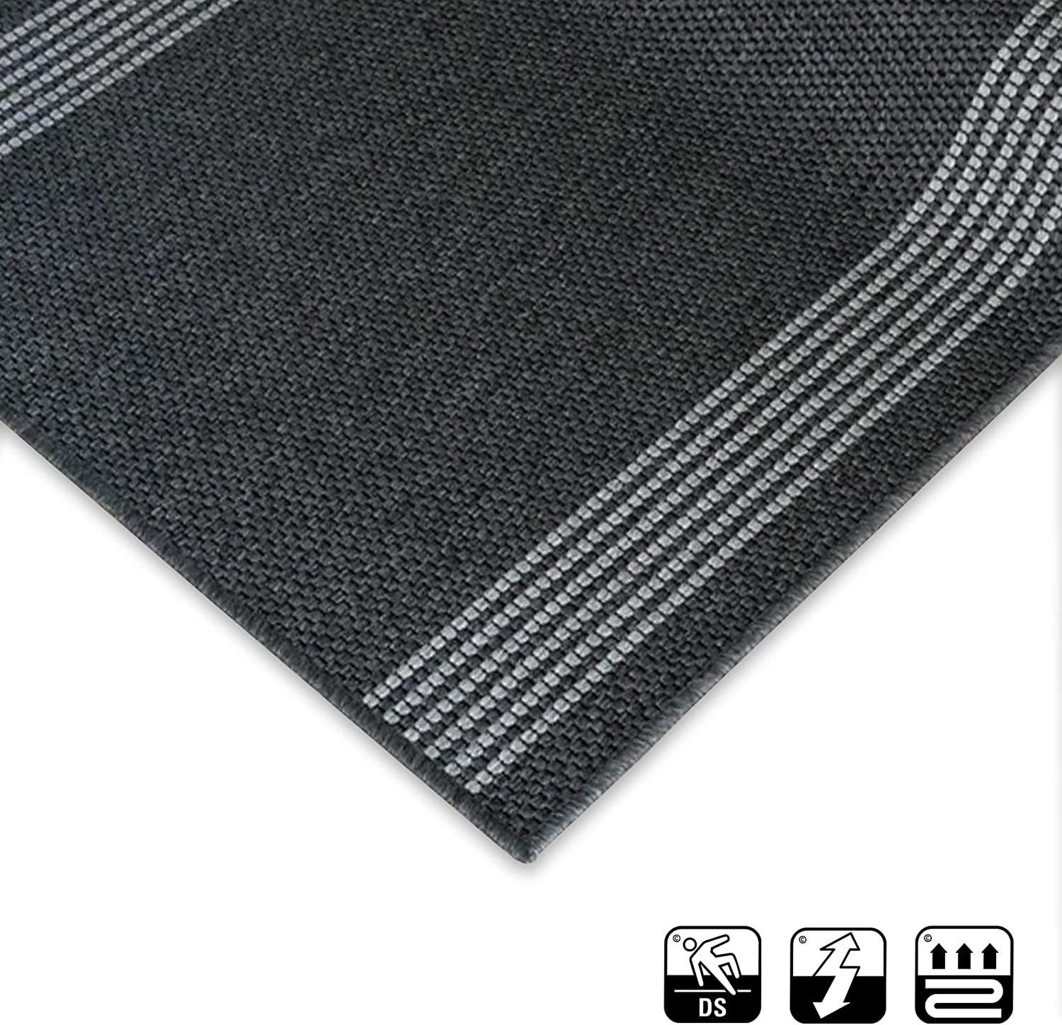 Bettumrandung Natura, 3 Größen, Läufer, ideal im Schlafzimmer Floordirekt, (3-tlg), in Sisal-Optik