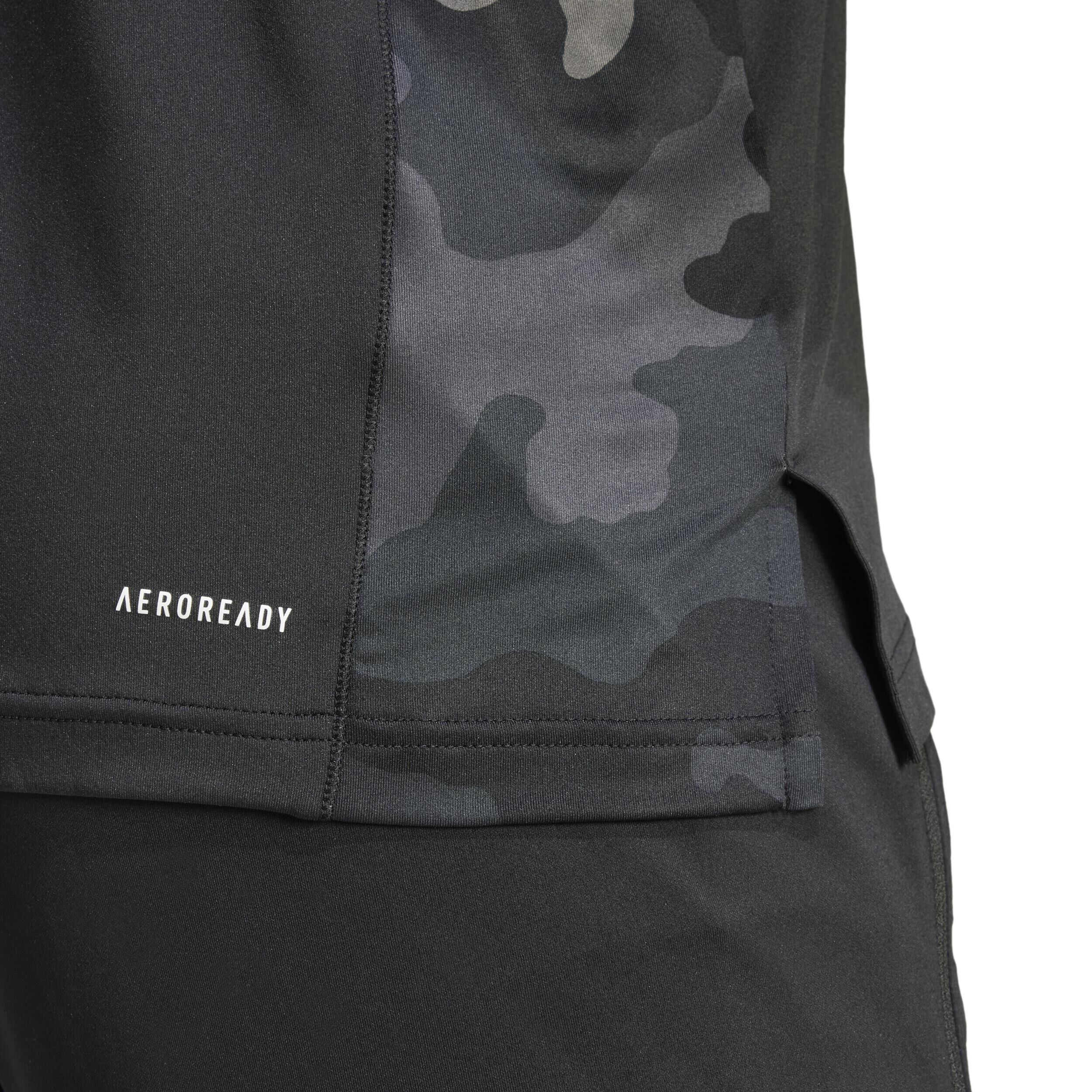 Camo Longsleeve Herren - Schwarz, Grau