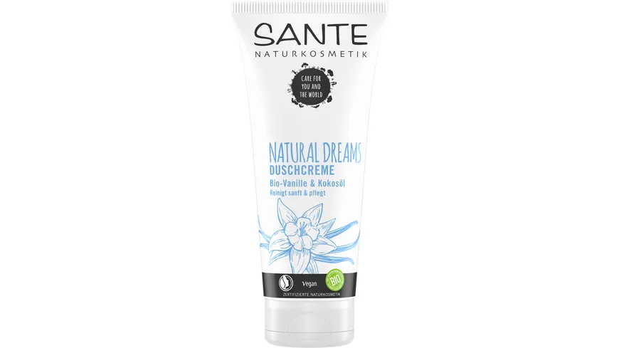 SANTE NATURAL DREAMS Duschcreme Bio-Vanille & Kokosöl 200 ml