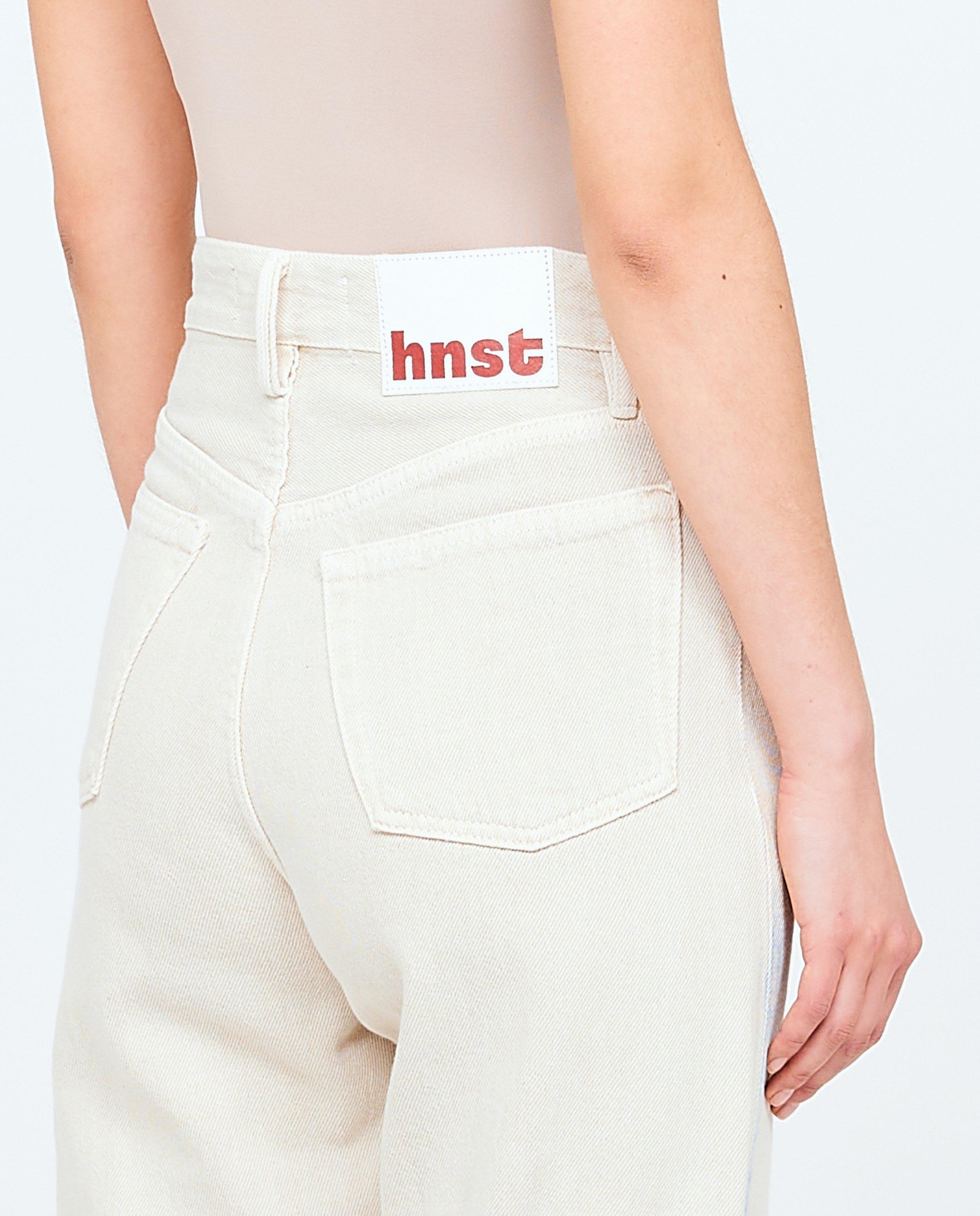 HNST Bézs színű farmer színátmenetes mintával
