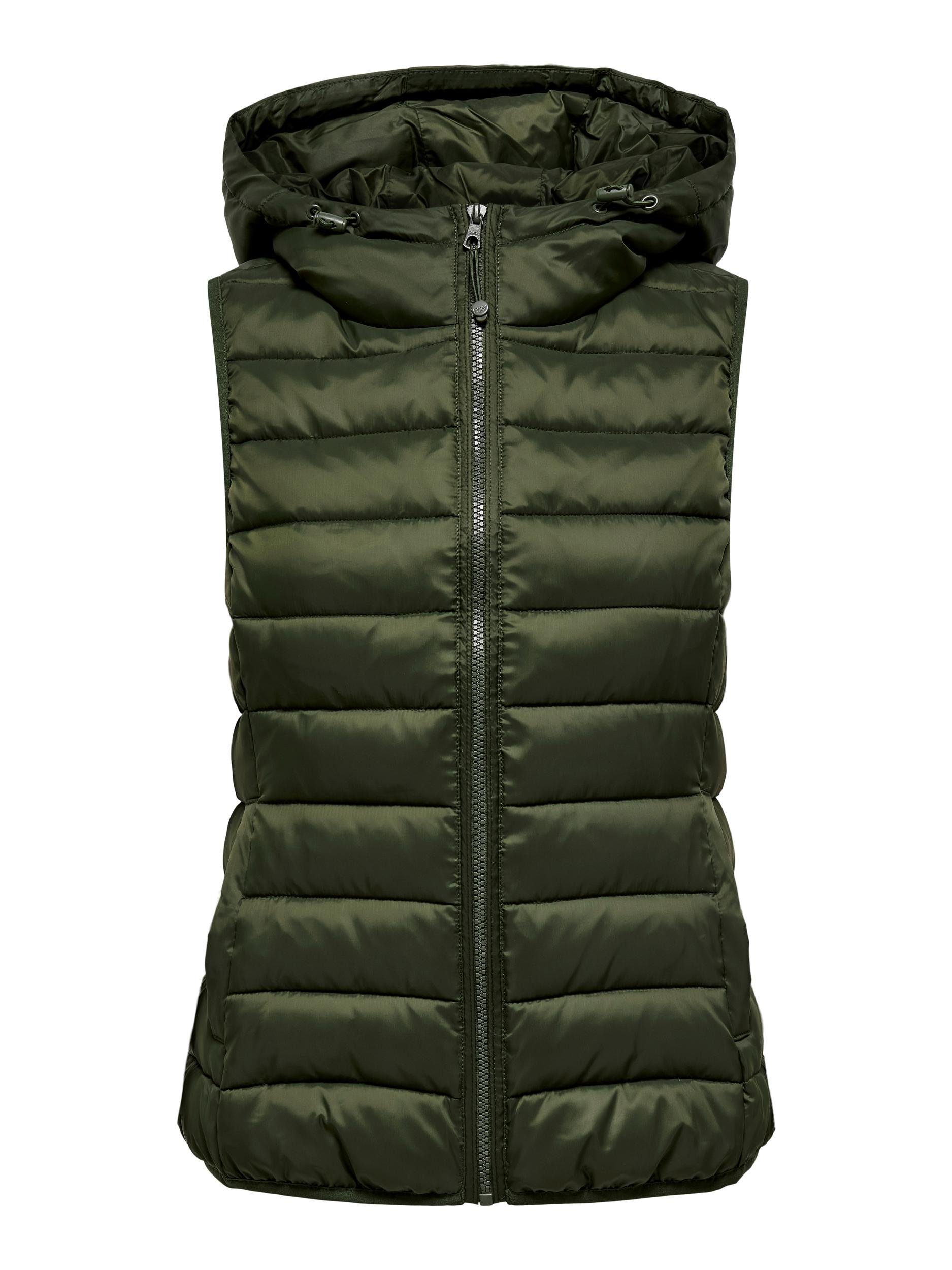 ONLY Steppweste ONLNEWTAHOE HOOD WAISTCOAT OTW NOOS