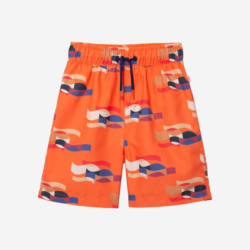 Short de bain garçon arty orange Catimini