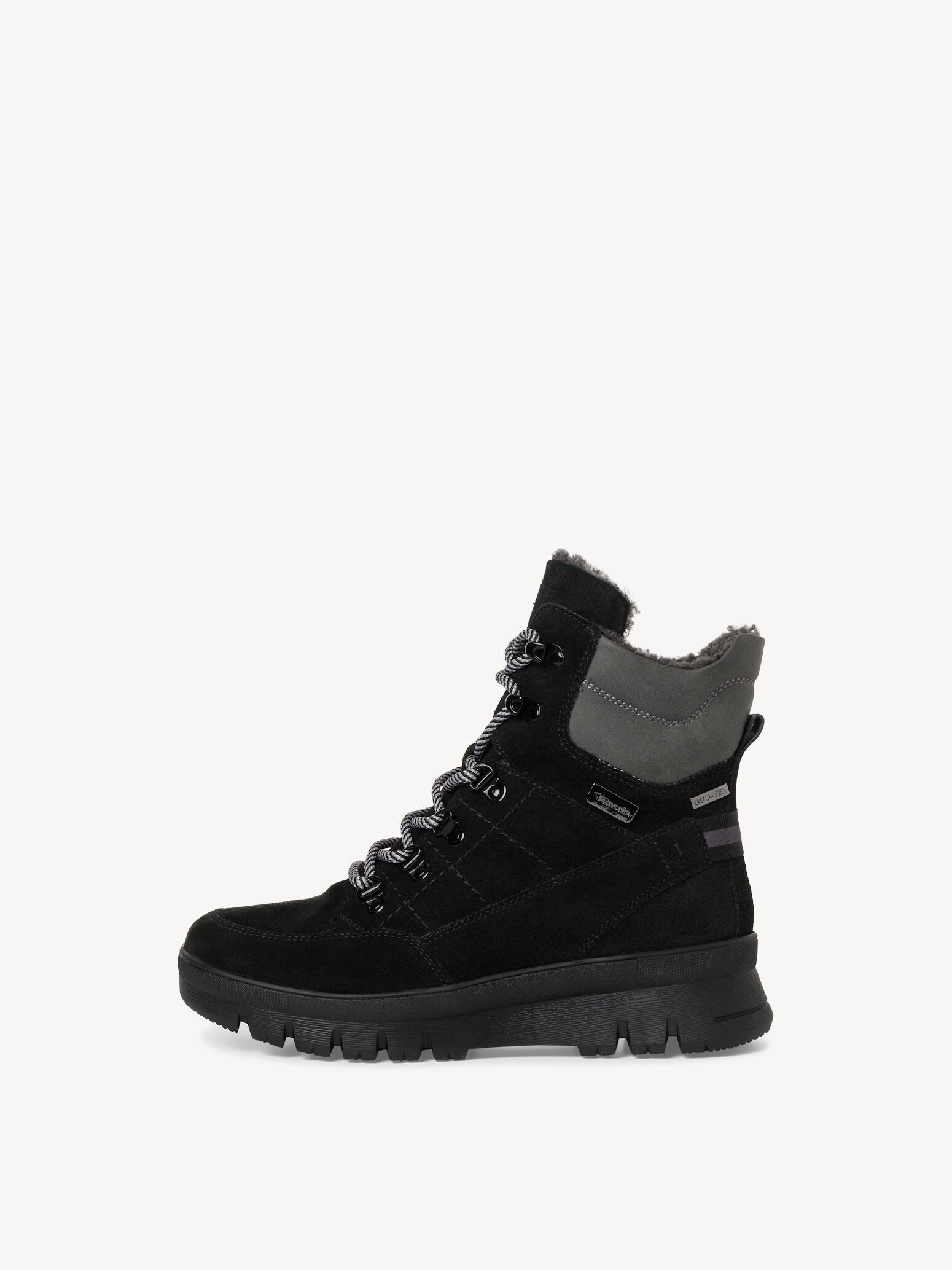 Bottine en cuir - noir