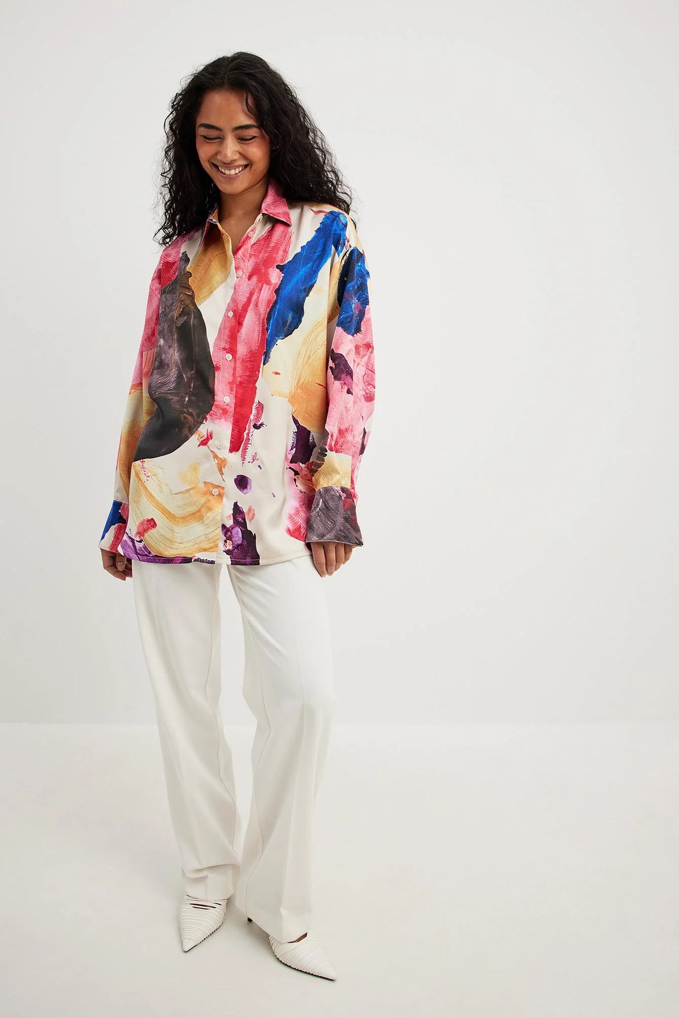 Printed Oversized Shirt