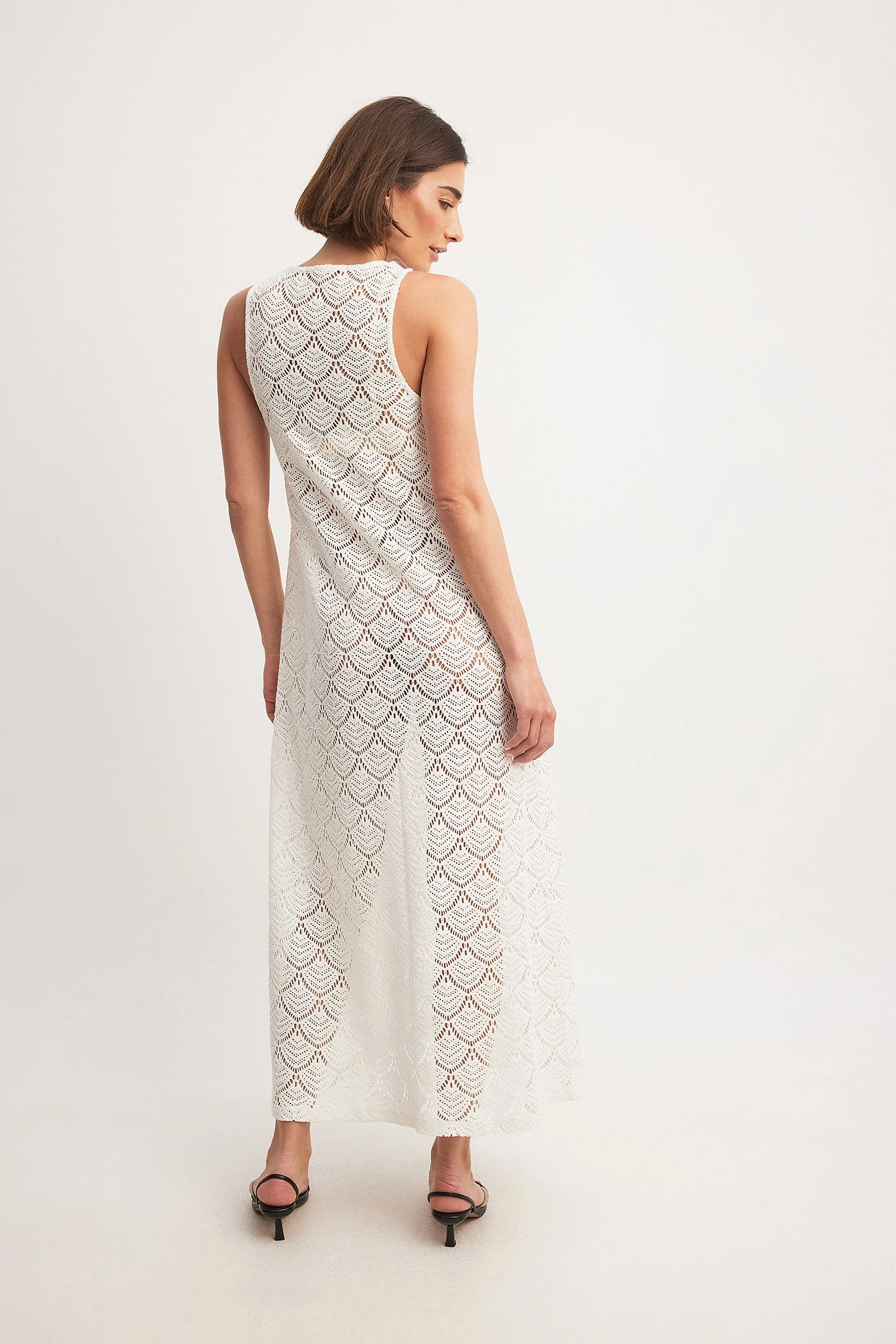 Maxi-Häkelkleid