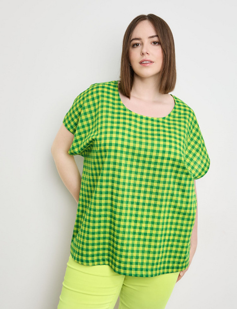 Blusenshirt mit Karomuster