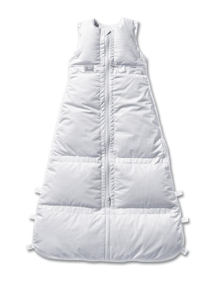 ARO ARTLÄNDER Ganzjahres-Kinder Daunen Schlafsack Vichy Karo Silber günstig kaufen