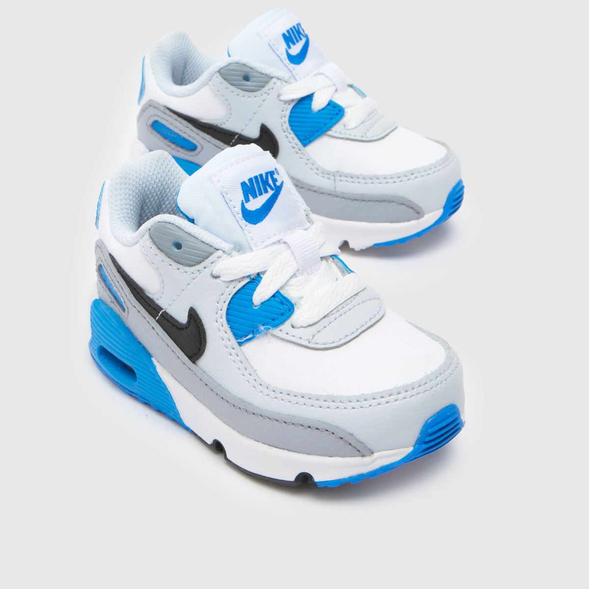 Nike grå multifärgade Air Max 90 småbarnsskor