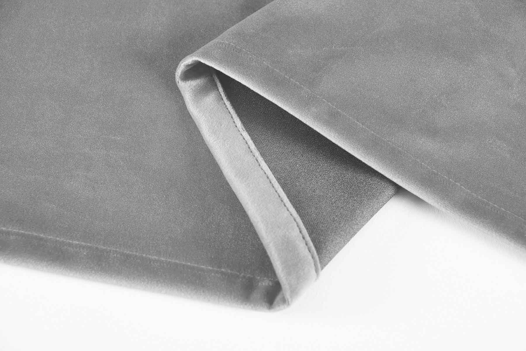 Schiebegardine, Gardinenbox, Klettband (1 St), blickdicht, Verdunkelung Milano Samt blickdicht Blackout Paneelwagen 203571