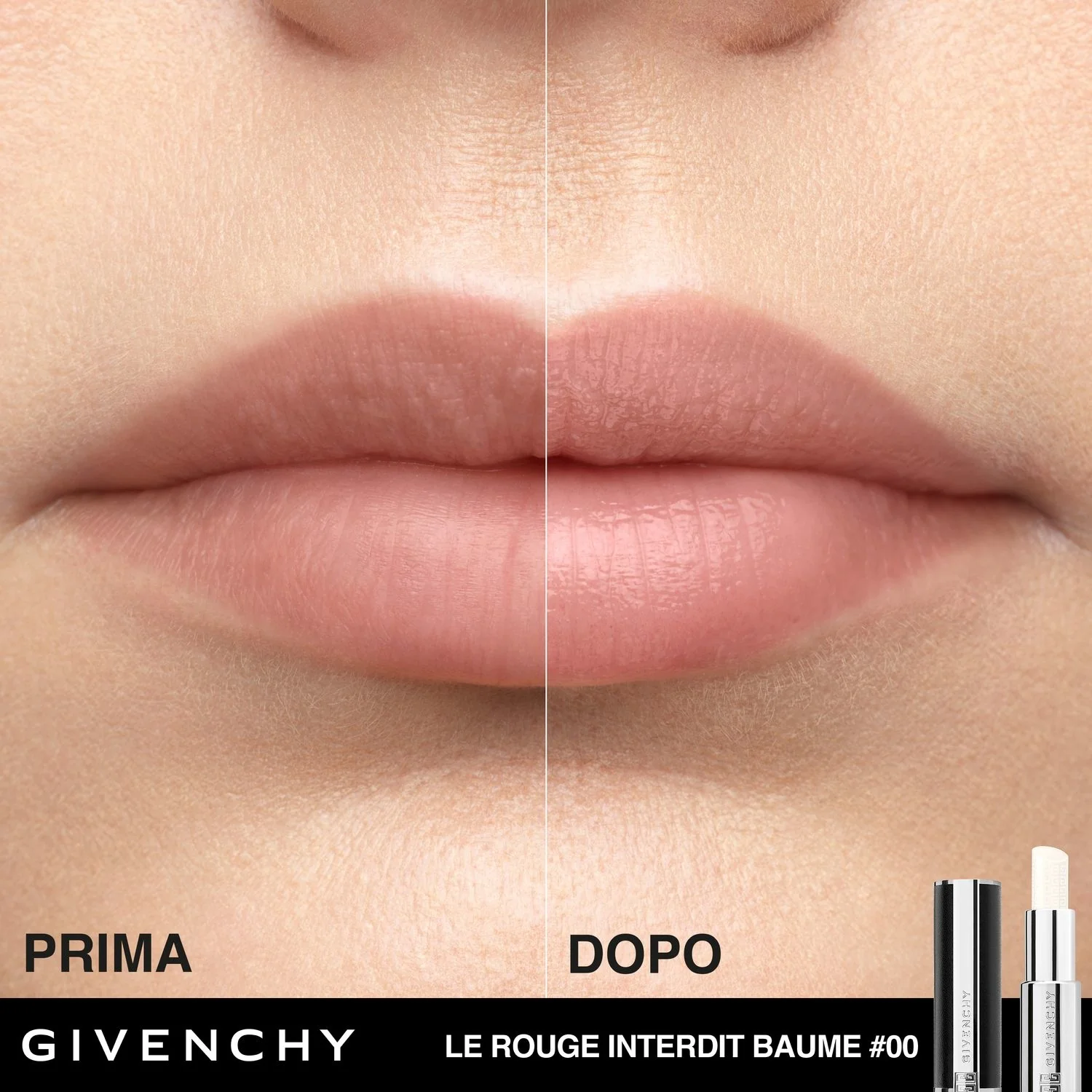 Le Rouge Interdit Baume Lipstick - Ruj, Balsam de buze, Bază de ruj