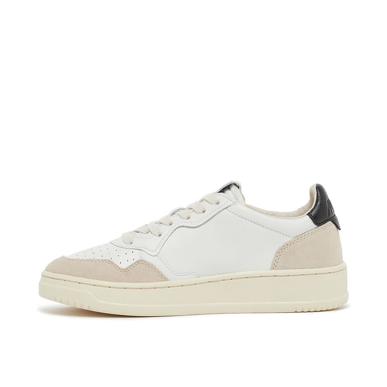 Autry Wmns Medalist Low LS21 leat/suede wht/blk