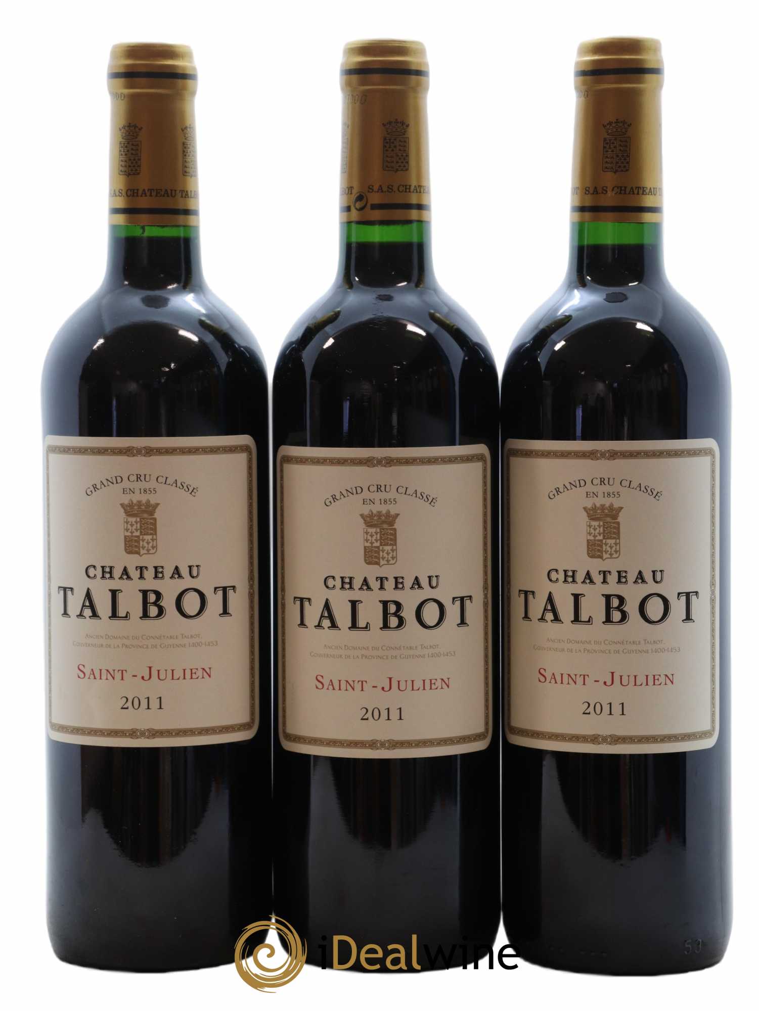 Château Talbot 4ème Grand Cru Classé  2011 - Lot de 12 Bouteilles