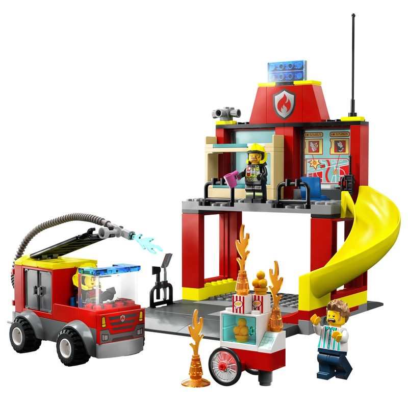 60375 La caserne et le camion des pompiers LEGO City