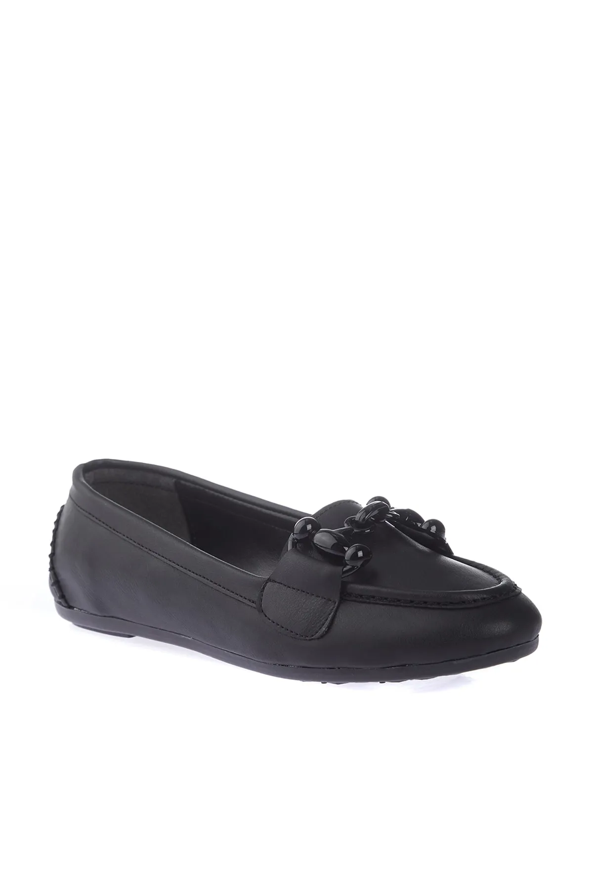 Yaya by Hotiç  Schwarze Loafer-Schuhe für Damen 01AYY263460A100