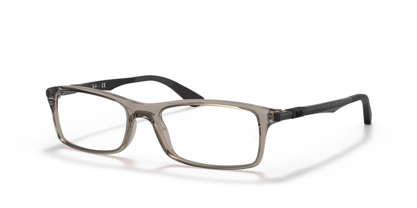 RB7017 OPTICS - Gri transparent lucios