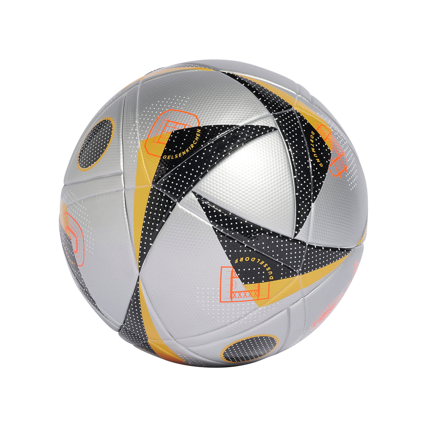 adidas Euro24 League Trainingsball Silber