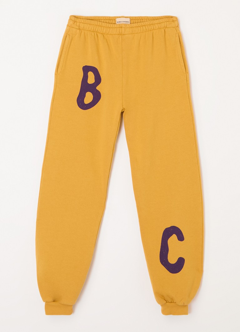 Pantaloni de trening conici din bumbac organic BOBO CHOOSES