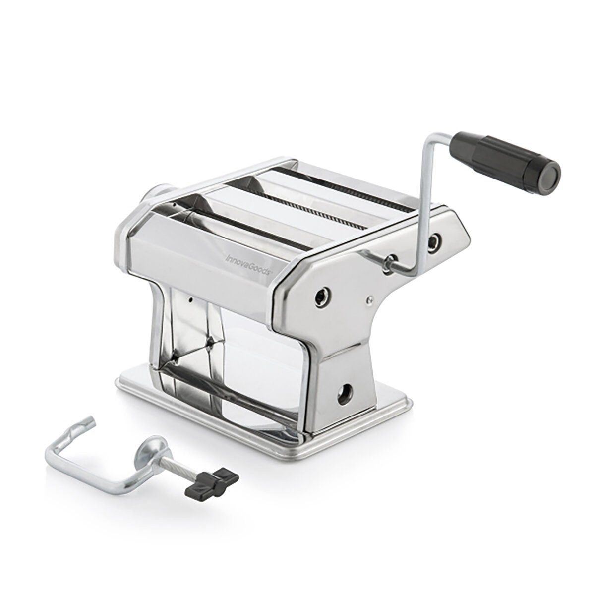 InnovaGoods Nudelmaschine MASCHINE ZUR HERSTELLUNG FRISCHER NUDELN MIT REZEPTEN, Metall