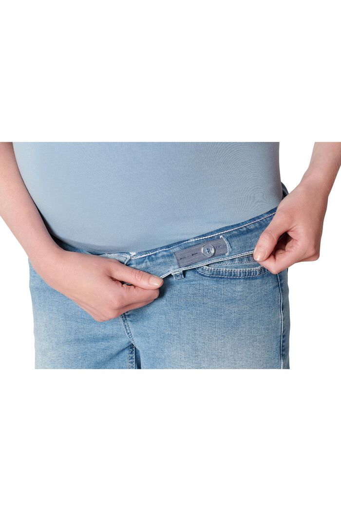Jeansshorts mit Überbauchbund