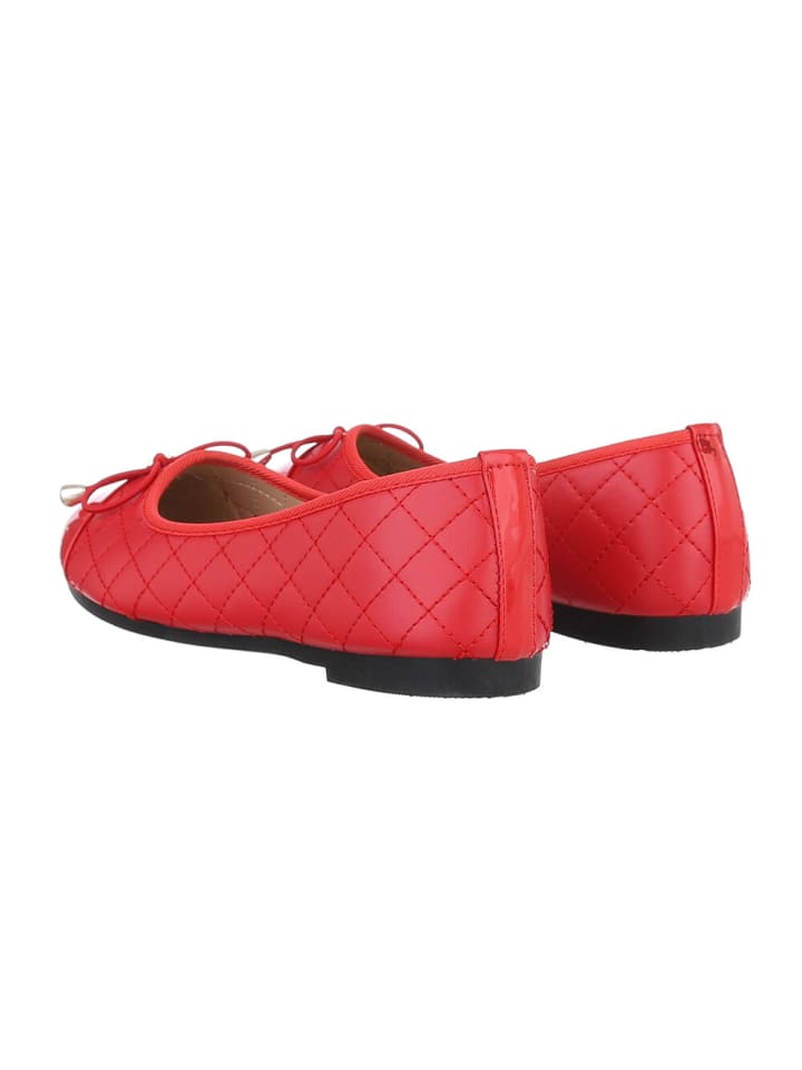 Ital-Design Ballerina in Rot günstig kaufen